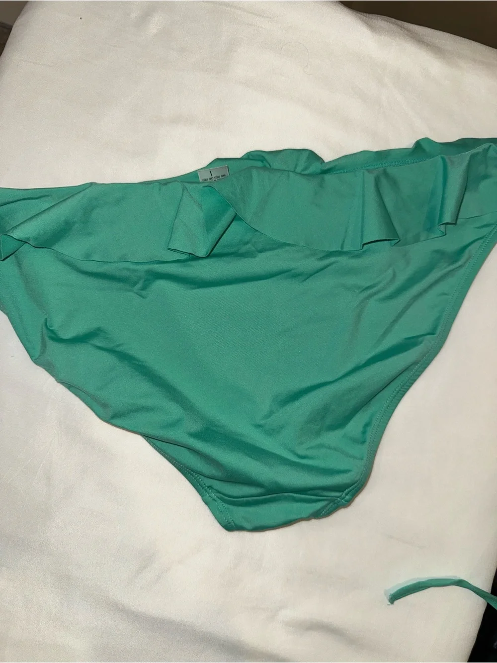 Old Navy Green Women's two-Piece Tankini Swimsuit with Ruffle Trim